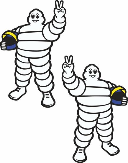 Zen Graphics - Michelin Man Decals / Stickers