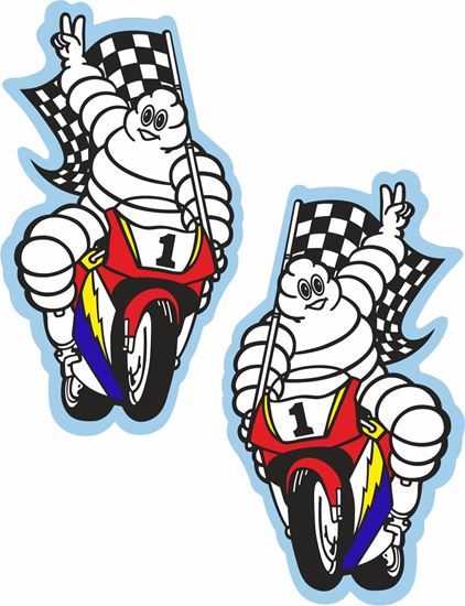 Zen Graphics - Michelin Man Decals / Stickers