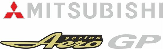 Picture of Mitsubishi FTO Series Aero GP  rear hatch replacement Decals / Stickers
