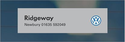 Picture of Ridgeway  - Newbury  Dealer rear glass Sticker