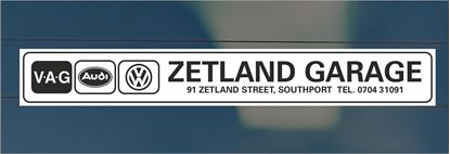 Picture of Zetland - Southport Dealer rear glass Sticker