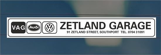 Picture of Zetland - Southport Dealer rear glass Sticker