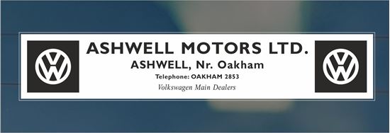 Picture of Ashwell Motors Ltd - Oakham Dealer rear glass Sticker