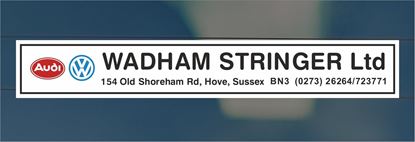 Picture of Wadham Stringer - Hove Sussex Dealer rear glass Sticker