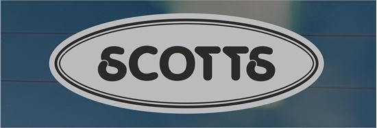 Picture of Scotts Dealer rear glass Sticker