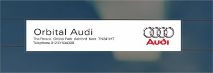 Picture of Orbital Audi - Ashford Kent  Dealer rear glass Sticker