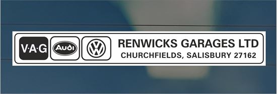 Picture of Renwicks Garages - Salisbury Dealer rear glass Sticker