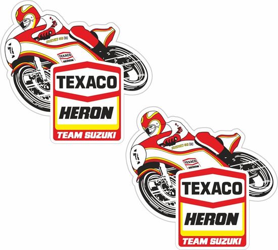 Picture of Barry Sheene Texaco Heron Decals / Stickers