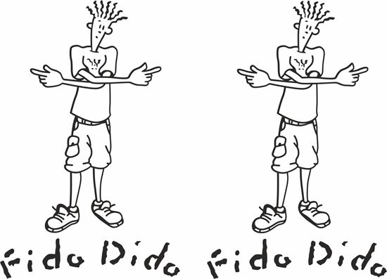 Picture of Fido Dido Decals / Stickers