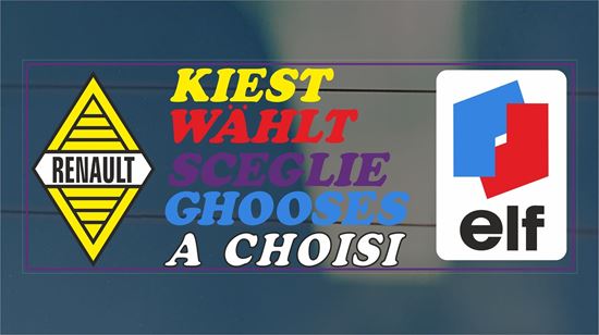 Picture of Renault 12 & 16 rear Glass Decal / Sticker