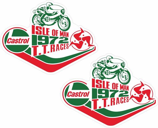 Picture of Isle of Man 1972 T.T. Races Decals / Stickers