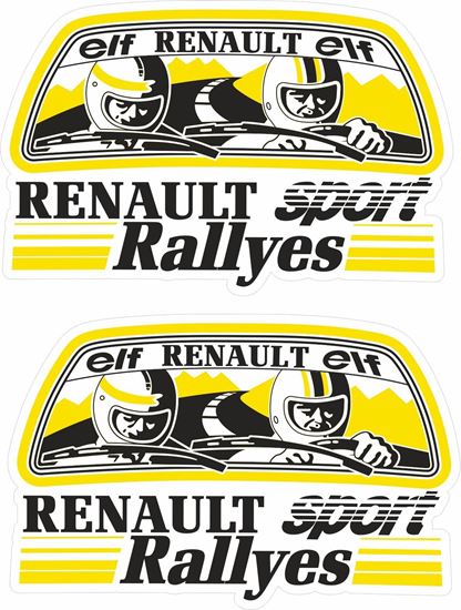 Picture of Renault Sport Rallyes Decals / Stickers