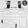 Picture of Ford Escort MK2 1600 Sport Stripes  / Decals