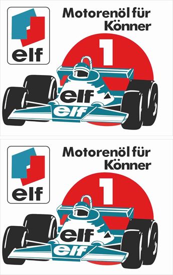 Picture of Renault F1 elf Motorenöl für Decals / Stickers