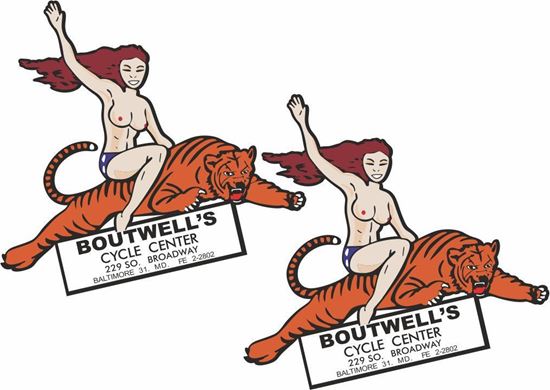 Picture of Boutwell's Cycle Centre - Maryland Dealer Decals / Stickers