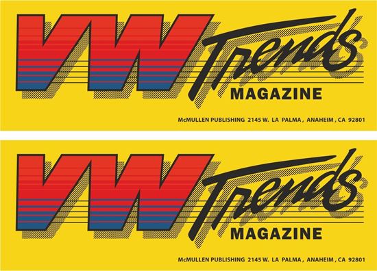 Picture of VW Trends Magazine Decals / Stickers