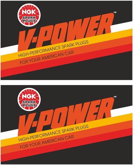 Picture of NGK V-Power Decals / Stickers