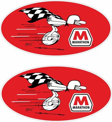 Picture of Marathon Gas Decals / Stickers