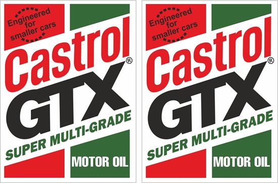 Picture of Castrol GTX Decals / Stickers
