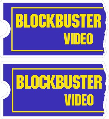 Picture of Blockbuster Video Decals / Stickers