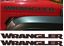 Picture of Jeep Wrangler JL 2018-2023 side Bonnet Decals / Stickers