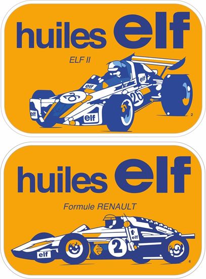 Picture of Renault huiles elf Decals / Stickers