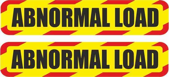 Picture of Abnormal Load Decals / Stickers