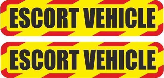 Picture of Escort Vehicle Decals / Stickers