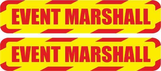 Picture of Event Marshall Decals / Stickers