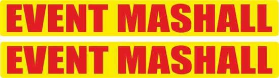 Picture of Event Marshall Decals / Stickers