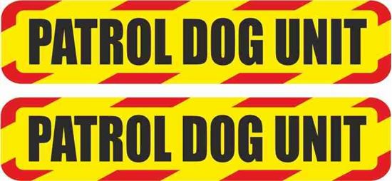 Picture of Patrol Dog Unit Decals / Stickers