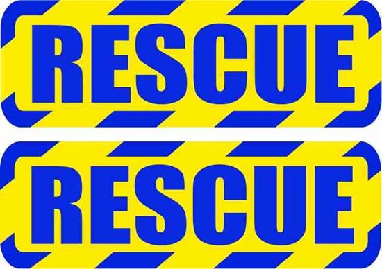 Picture of Rescue Decals / Stickers