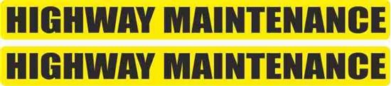 Picture of Highway Maintenance Decals / Stickers