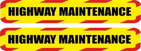 Picture of Highway Maintenance Decals / Stickers