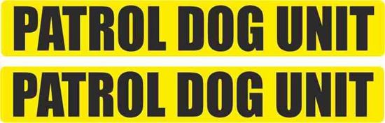 Picture of Patrol Dog Unit Decals / Stickers