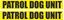 Picture of Patrol Dog Unit Decals / Stickers
