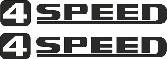 Picture of SR5 4 Speed Decals / Stickers