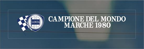 Picture of Lancia Champion Del Mondo Marche 1980 Decal / Sticker