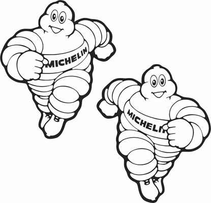 Picture of Michelin Man Decals / Stickers