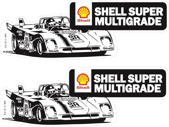 Picture of Shell Super Multigrade Ferrari 312PB WCM Decals / Stickers