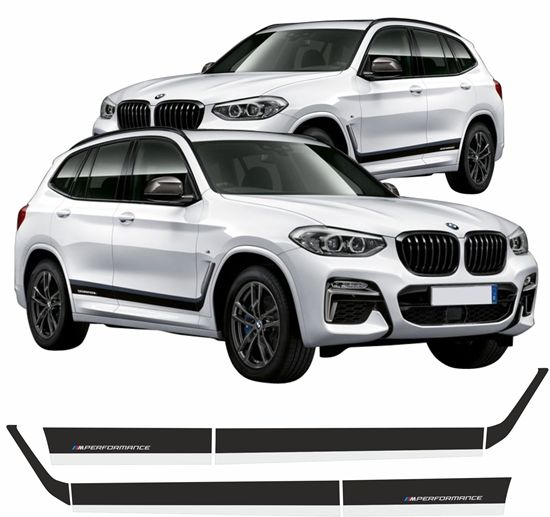 Picture of X3 G0 1 / X4 G02 Performance side Stripes / Stickers