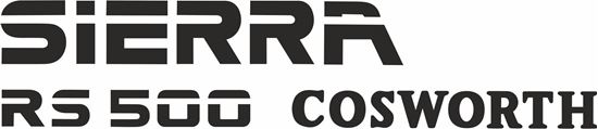 Picture of Ford Sierra RS 500 Cosworth replacement rear Decal / Sticker