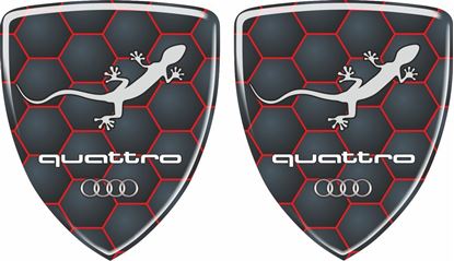 Picture of Audi Quattro Decals / Stickers