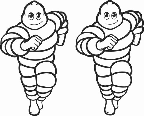 Zen Graphics - Michelin Man Decals / Stickers