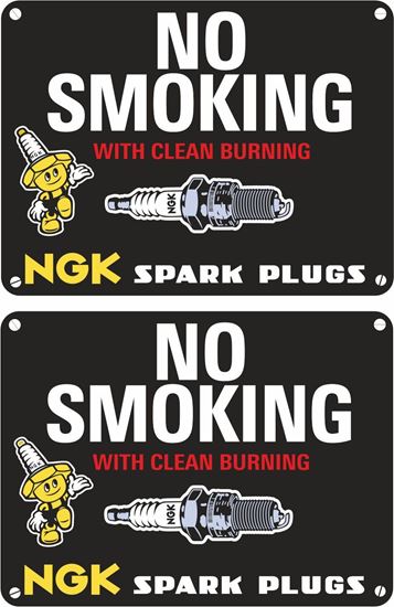 Picture of NGK Spark Plugs No Smoking Decals / Stickers