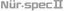 Picture of Nissan Skyline R32 / R33 nur-spec II rear Decal / Sticker