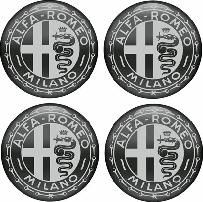 Picture of Alfa Romeo Wheel centre Gel Badges