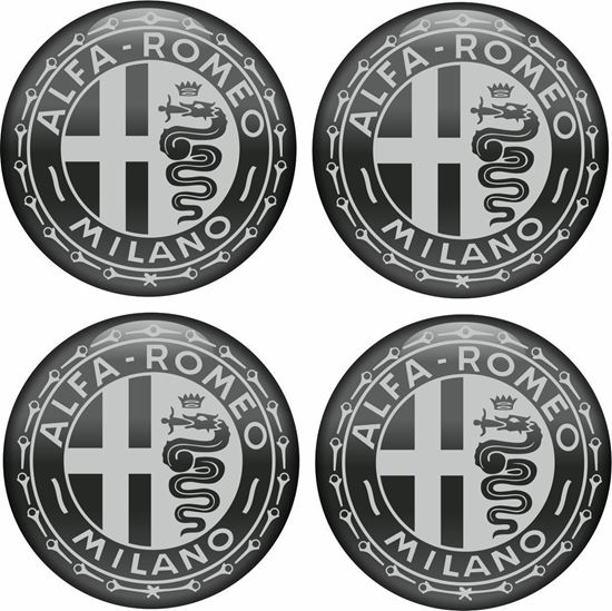 Picture of Alfa Romeo Wheel centre Gel Badges