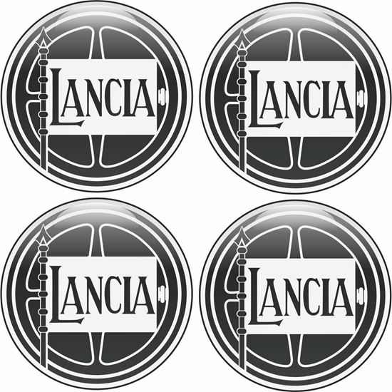 Picture of Lancia Wheel centre Gel Badges