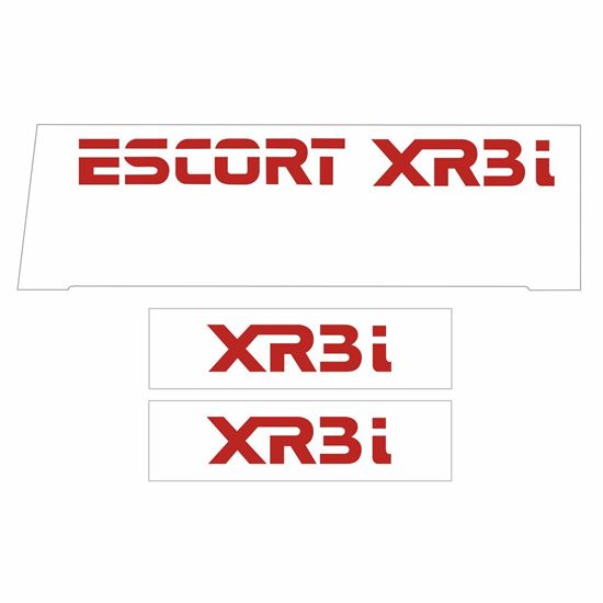 Picture of Ford Escort MK4 XR3i replacement rear and Wing Decals / Stickers